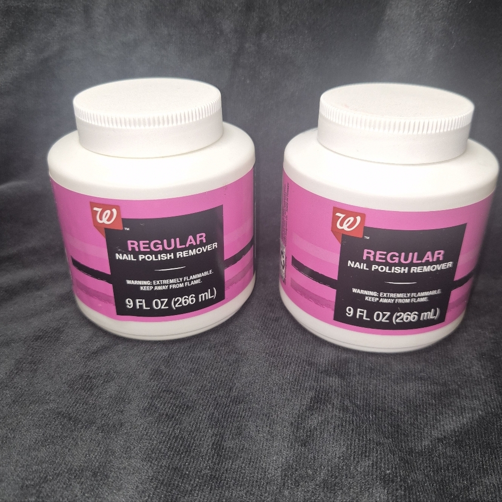 New Walgreens Nail Polish Remover 9 oz | 2 Bottle Bundle